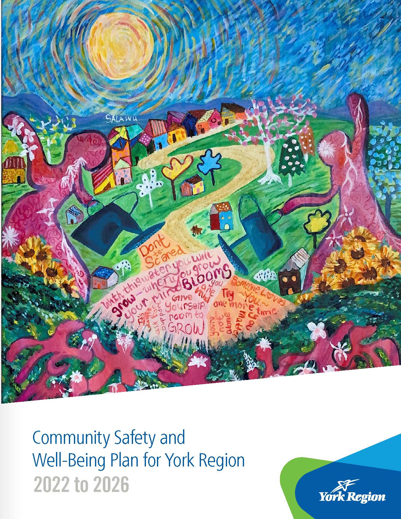 Cover page of the Community Safety and Well-Being Plan